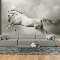 Artgeist Fotobehang – Behangpapier - Fotobehang - Wilde hengst 400x309 -