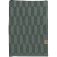 Mette Ditmer Geo handdoek 50x95 cm Pine green