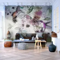 Artgeist Fotobehang – Behangpapier - Fotobehang - Nature in Watercolor 400x280 -