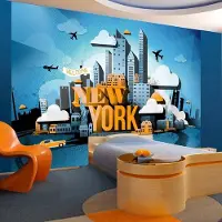 Artgeist Fotobehang – Behangpapier - Fotobehang - New York - welcome 250x175 -