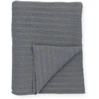 Organic Home Plaid Dune Stone Grey-130 x 170 cm