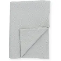Organic Home Plaid Savanna Misty Grey-120 x 170 cm