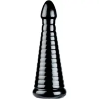 Doc Johnson TitanMen Buttplug/anaaldildo Intimidator zwart - 27,94 cm
