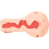 Mystim OPUS Mica - realistische kunstvagina masturbator - huidkleur/zwart