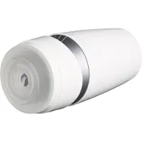 Tenga Aero - masturbator met sterke zuigkracht - wit/zilver