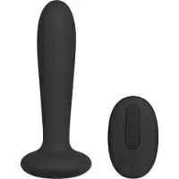 Svakom - Primo Verwarmende Vibrerende Buttplug Zwart