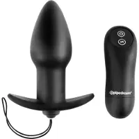 Anal Fantasy - Draadloze Vibrerende Buttplug met Afstandbediening Zwart