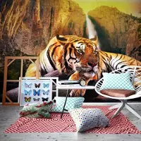 Artgeist Fotobehang – Behangpapier - Fotobehang - Beauty and the beast 350x270 -