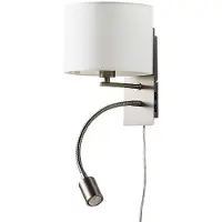 LINDBY Wandlampe , Florens, Metallic, Woonkamer, Stof, Modern