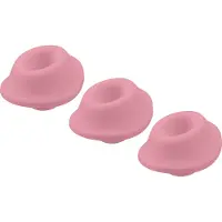 Womanizer Premium Eco - opzetstukjes set - siliconen - roze - 3 stuks