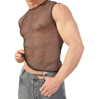 Svenjoyment Underwear Grove Visnet Shirt Mouwloos