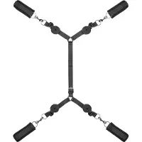 Obaie - onder‑matras bondageset (zwart)