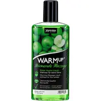 Joydivision Warmup - verwarmende massageolie - groene appel - 150ml