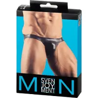 Svenjoyment Underwear Wetlook Jockstrap - Zwart