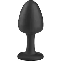 Dorcel Geisha Plug M - bolvormige anaal plug (zwart)