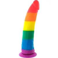 OEM Pride Dildo - Silicone Rainbow Pride Dildo