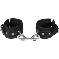 XX-Dreamtoys - Gevoerde Lederen Handboeien