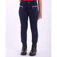 QHP Rijbroek Tanya Full Grip Kids Navy - 140