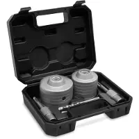 Vonroc Gatenzaag set SDS-Plus – 2-delig – 68-82mm - Universeel – Incl. gatenboor, centreerboor en SDS-plus adapter