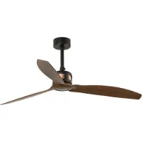 Faro Copper Plafondventilator Surface | Black & Walnut | Standard