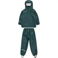 CeLaVi Regenkleding m. Bretellen - PU - Donkergroen - - 70 - Regenkleding