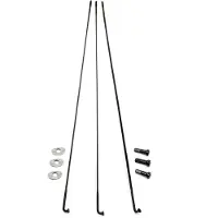 Zipp Cx-sprint J-bend External 3 Units Spokes Grijs 274 mm