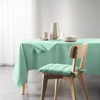 Wicotex Tafellaken - Tafelkleed - Mistral katoen gerecycled 140x240cm - Kleur Mint