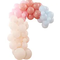 Ginger Ray Luxe Ballonnenboog Muted Pastels Backdrop