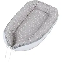 Babybay Babymat parelgrijs met sterretjes
