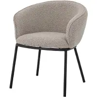 Bloomingville Cortone Eetkamerstoel, Grijs, Polyester