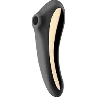 Satisfyer Dual Kiss - vibrator voor vagina en clitoris - oplaadbaar - zwart