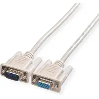Roline VGA kabel HD15 M/F, 6 m