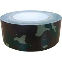 Kortpack - Duct-Tape 50mm breed x 25mtr lang - Camouflage Print - 1 rol - Met de Hand Scheurbaar - Outdoortape - Legertape - Kerndiameter: 76mm - (021.0167)