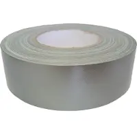 Kortpack - Extra Sterke Duct-Tape 50mm breed x 50mtr lang - 70 Mesh - Grijs - 1 rol - Met de Hand Scheurbaar - Reparatietape - Kerndiameter: 76mm - (021.0080)