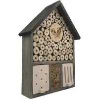Garden Spirit Insectenhotel 1 - Zwart/Grijs - Insectenhuis - - Grijs - I