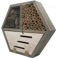 Garden Spirit Insectenhotel Hexagon - Insectenhuis - - Houtkleur - V