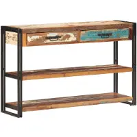 vidaXL Dressoir 120x30x75 cm massief gerecycled hout