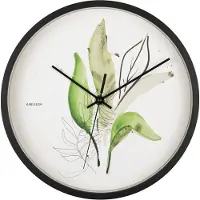 Karlsson Wandklok Botanische Bladeren
