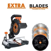 Evolution - COMBOPACK R210CMS + ZAAGBLAD MULTI + DIAMANT - DIA 210 MM - 1200W - 7KG