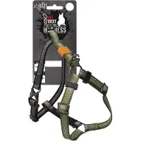All For Paws Off Street Dog Non-pull Harness Olive Green L