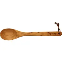 Valhal Outdoor lepel / pollepel - kersenhout - met leren koord om op te hangen - VH.SP1