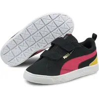 Puma meisjessneakers van suède met blokpatroon LF V PS
