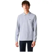Lacoste Polo Men L1313 Longsleeve Classic Fit Silver Chine-11