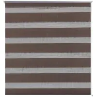 vidaXL Duo rolgordijn 140 x 175 cm koffiebruin online kopen
