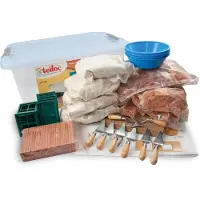 Teifoc Bouwdoos – Groepsset – 320 onderdelen – Echte mini Bakstenen met Cement, Kom en Troffel – Bouwpakket voor kinderen vanaf 6 jaar