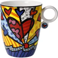 Goebel - Romero Britto | Koffie / Thee Mok A New Day | Beker - porselein - 400ml