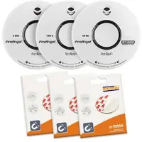 Fireangel ST-622 Rookmelderset + magnetische montagesets 3-pack - 10 jaar batterij
