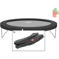 Berg Trampoline rand Champion 380 cm Grijs