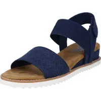 SKECHERS Skechersvoor vrouwen. 31440 Sandalen Bobs Deser Kiss marine (36), Blauw, 3 tot 5 cm, Geen, Casual