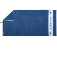 Lief! | Kinderhanddoek Lief! katoen blauw 130x70 cm kinderhanddoeken | NADUVI